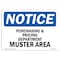 Signmission OSHA Notice, 5" Height, Purchasing And Pricing Department Muster Area Sign, 7" X 5", Landscape OS-NS-D-57-L-17918 - alternate 1